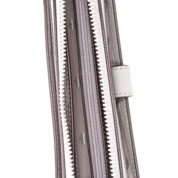 Kate Spade Jackson Crossbody Bag Nimbus Grey Leather Zip Shoulder Purse Small - Picture 5 of 5